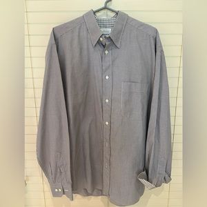 Men’s Brioni button up plaid shirt